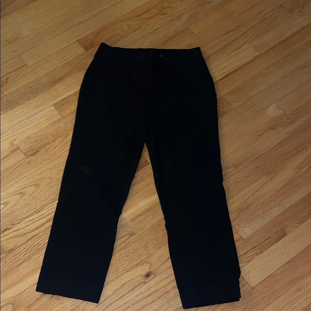 Elegant Black Cropped Pants